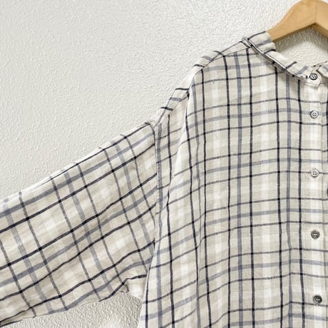 nest Robe リネンチェック2wayワンピース タータンチェック