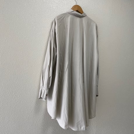 販売継続品 /  mizuiro ind  ワイドシャツチュニック