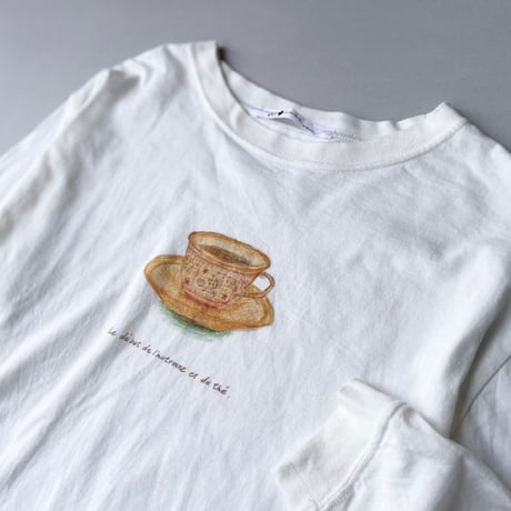 chambre de charme cdc 30/-コーマ天竺 まどろむtee