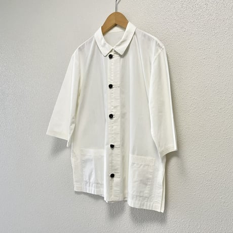 THE HINOKI コットンブロード オープンカラーシャツ