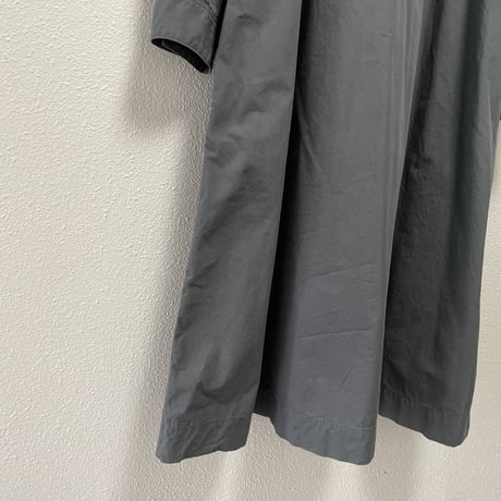 2024AW / MHL. WASHED COTTON POPLIN DRESS