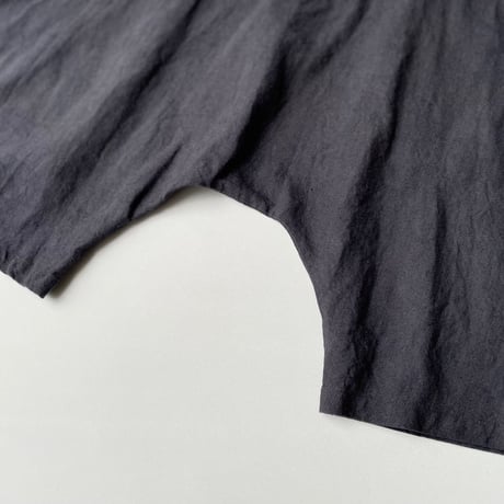 定番品 / あたう洋裁店 ポンポンマム サルエルパンツ ブラック