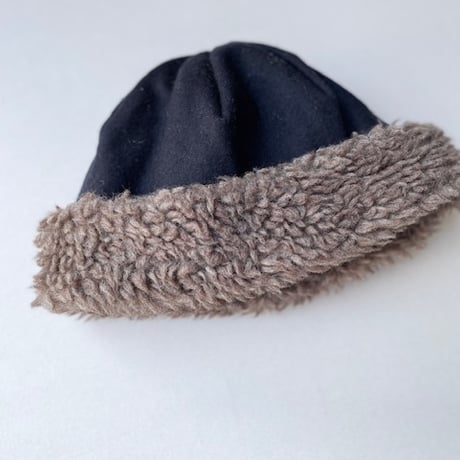 販売継続品/ mature ha. reversible beanie boa リバーシブルビーニー ボア 帽子
