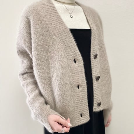 2024AW / GALLARDAGALANTE カシミヤ混カーディガン