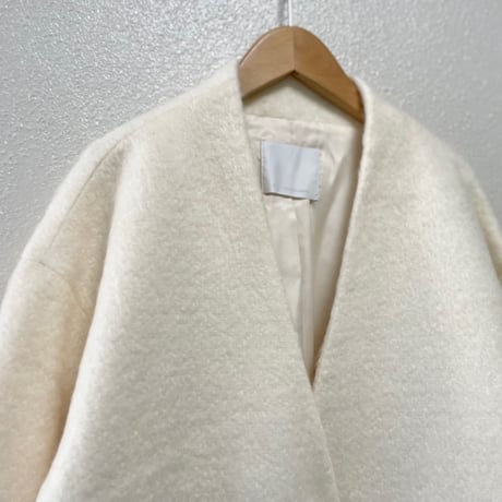 GALLARDAGALANTE シャギーノーカラーコート