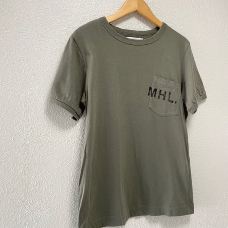 MHL. PRINTED COTTON JERSEY LOGO T-SHIRT