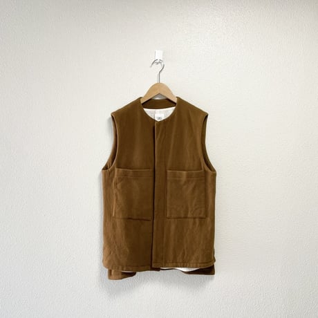 販売継続品 / (g) メルトンダブルポケットロングベスト