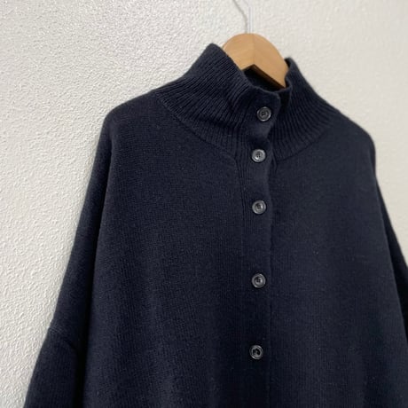 未使用品 / タグ付き / mizuiro ind  ハイネックワイドロングカーディガン