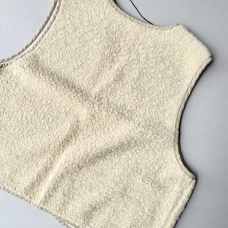 2024AW / 未使用品 / タグ付き Veritecoeur シープボア ボンディング ベスト