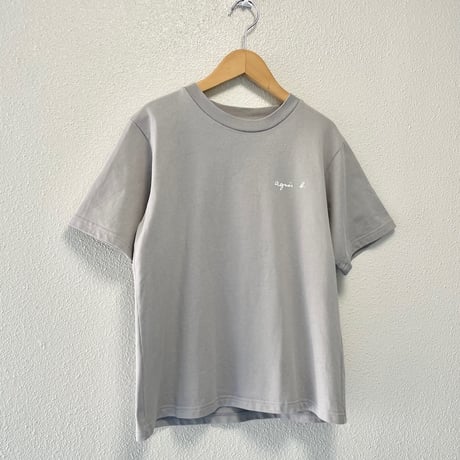 販売継続品 /  agnes b. ミニロゴ コットン 半袖 Tシャツ "Christof"