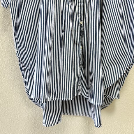 mizuiro ind ピンタック スタンドカラーワイドシャツ