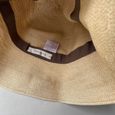 mature ha.  WP paper braid light hat