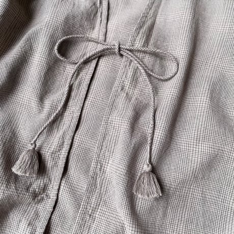 2026 / 販売継続品 / タグ付き未使用品 / INDIA INDUSTRY  ファインラインチェック カーディガンシャツ