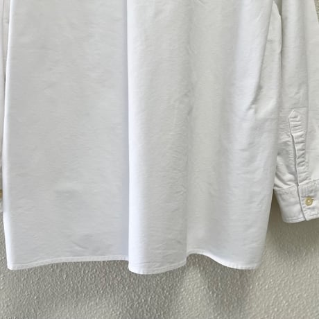 MHL　ノーカラーブラウス