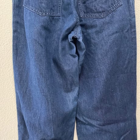 UNIVERSAL SEVEN サフィランリネンデニム ハイライズパンツ