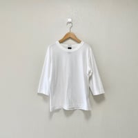 homspun 30/1天竺七分袖Tシャツ