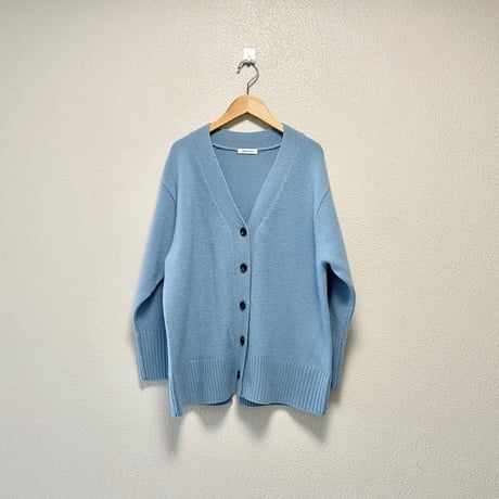 2023WEB限定item / NOLLEY'S カシミヤブレンド長めVネックカーディガン