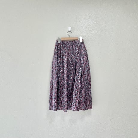 MidiUmi LIBERTY PRINT TACK GATHER SKIRT