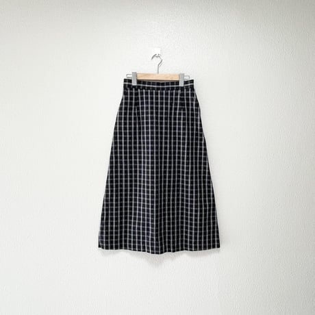 2024SS /  MidiUmi チェックAラインスカート