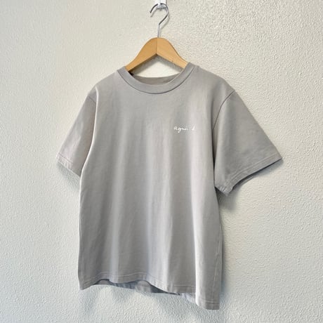 販売継続品 /  agnes b. ミニロゴ コットン 半袖 Tシャツ "Christof"