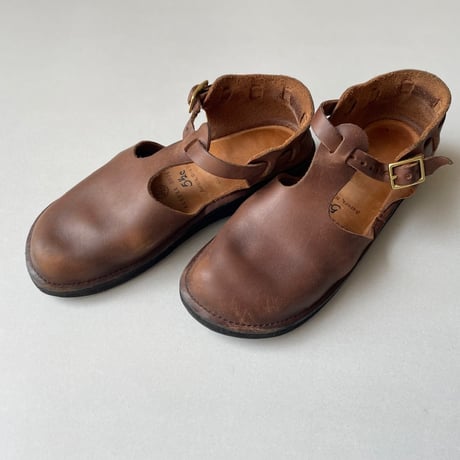 定番継続販売品 / AURORA SHOES T-strap brown