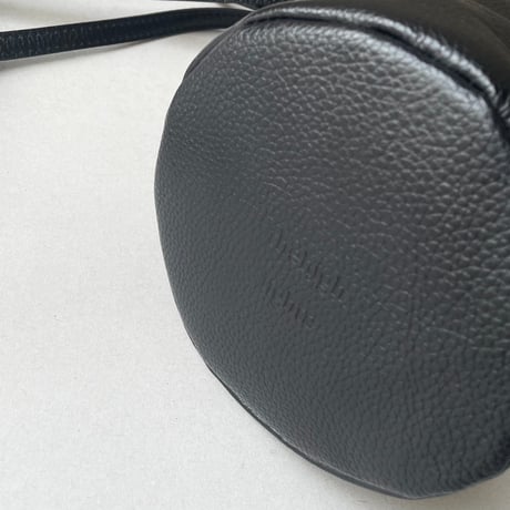 thehighlights  pot' micro-mini leather bag more BLACK