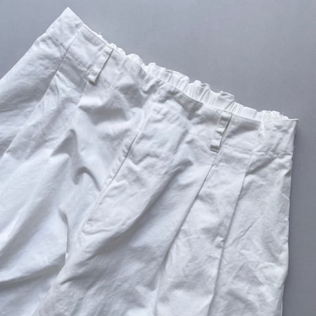 2023SS / nest Robe コットンチノ近江晒 タックパンツ