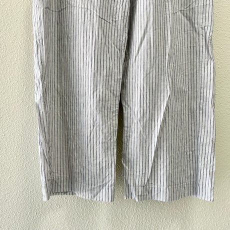 nest Robe コットンリネンストライプパンツ