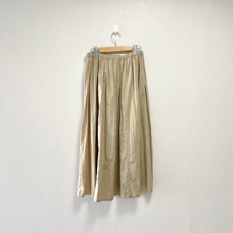 2024SS grin 綿麻キャンブリックリンクルスカート
