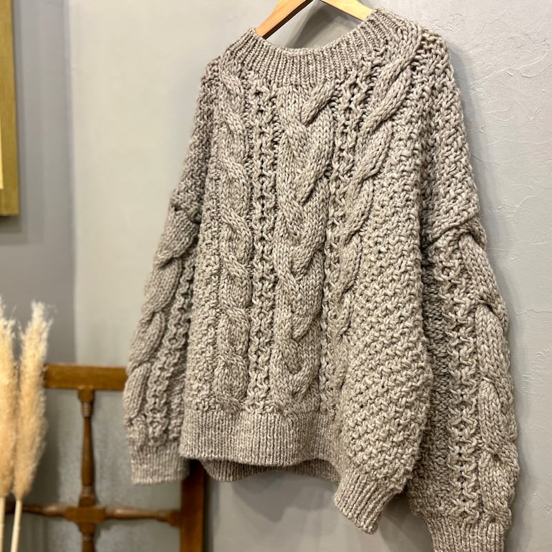 かぐれ ペルーアランクルーネックニット | Lisululu online