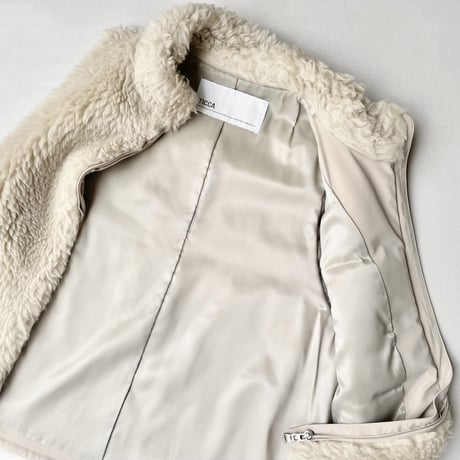 2024AW  Spick & Span TICCA / ティッカ WOOLファーベスト