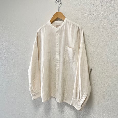 継続販売品 / 中川政七商店 綿麻ガーゼの休日シャツ