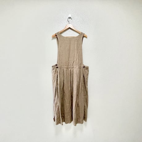 nest Robe ラミーリネン2wayエプロンワンピース