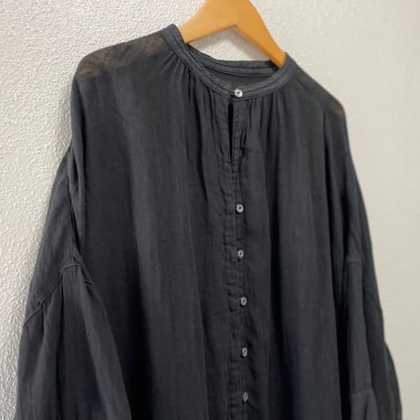 2023SS /  nest Robe リネンガーゼロングシャツ
