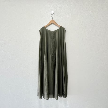 mizuiro ind  ダブルヘムロングワンピース