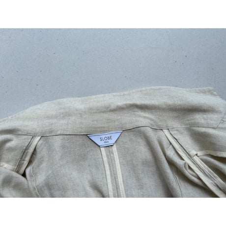 2024SS / SLOBE IENA レーヨンリネンハーフスリーブジャケット