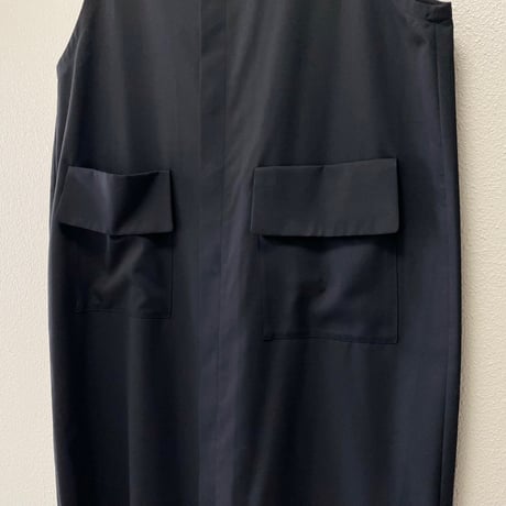 2024AW / mizuiro ind ポケット付きスタンドカラーワンピース