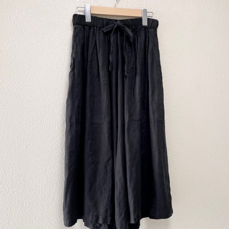 定番品 / ARTE POVERA  リネン染めロングギャザリングパンツ