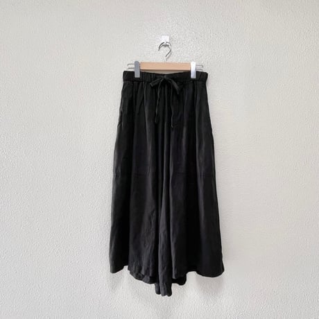 定番品 / ARTE POVERA  リネン染めロングギャザリングパンツ