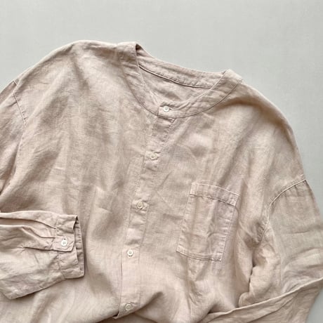 nest Robe  リネンクルーネックチュニックブラウス