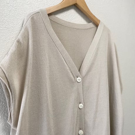 2024SS / VERMEIL par iena 12G 2wayカーディガン