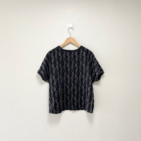 grin 刺繍ボックスプルオーバー