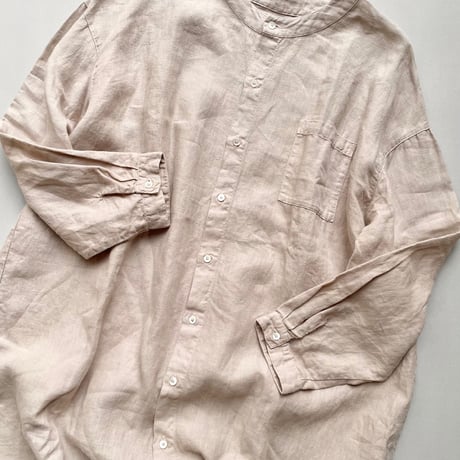 nest Robe  リネンクルーネックチュニックブラウス