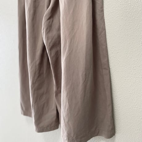 nest Robe コットンリネンタックワイドパンツ
