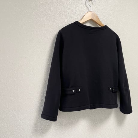 agnès b.  コットン メルトン 長袖  カーディガンプレッション”Le Classique”
