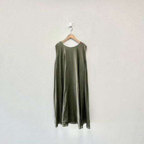 mizuiro ind  ダブルヘムロングワンピース