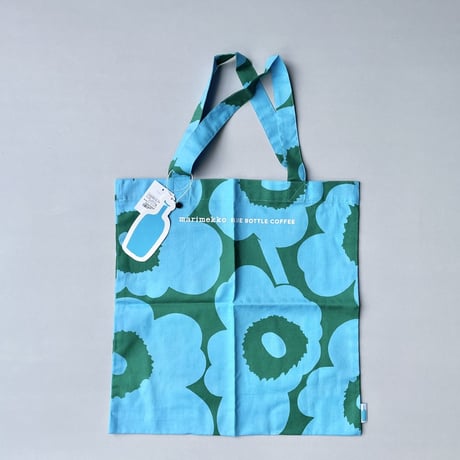2025SS /  タグ付き未使用品 marimekko × BLUE BOTTLE COFFEE Unikko  トートバッグ