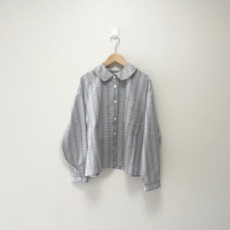 PAR ICI チェック柄ブラウス