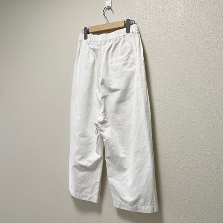 DIARIES コットンリネンデニムワイドテーパードパンツ
