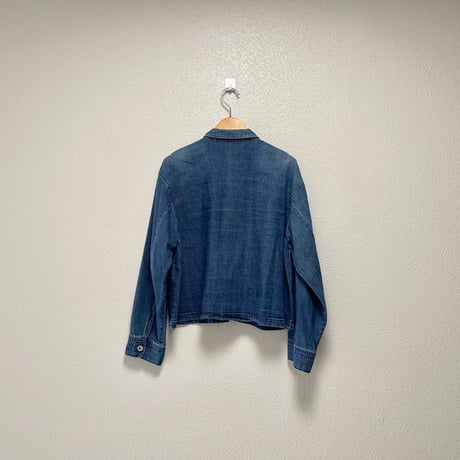 タグ付き未使用品 /  mizuiro ind  デニムショートシャツジャケット